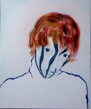 <b>Self-portret</b><br />oil on canvas, 50x60 cm, 2009